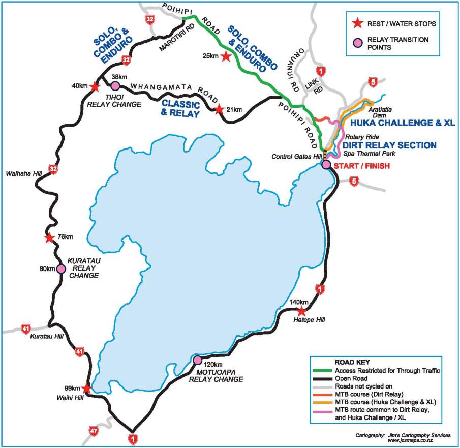Contact Lake Taupo Cycle Challenge 2013 New Zealand