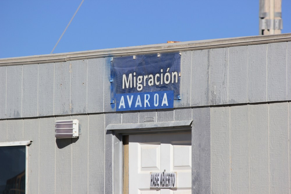 Crossing the border from Bolivia to Chile